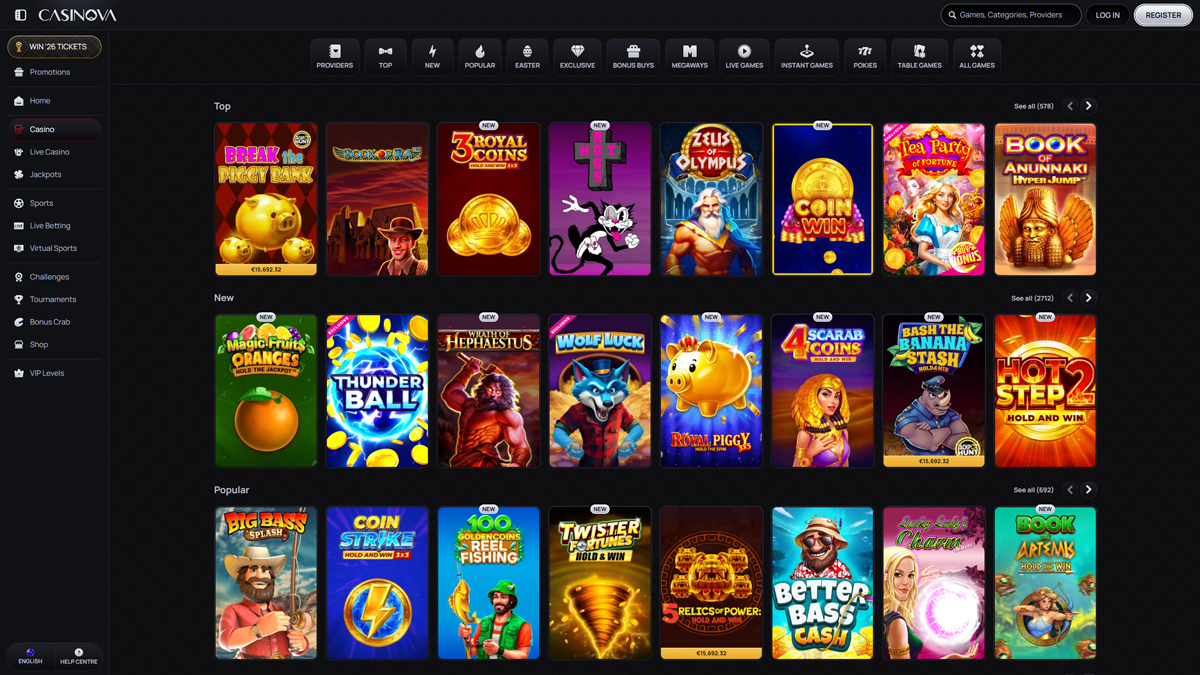 Casinova-Casino-Hrvatska-Automati