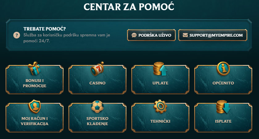 Myempire-Casino-Croatia-Help-Centre