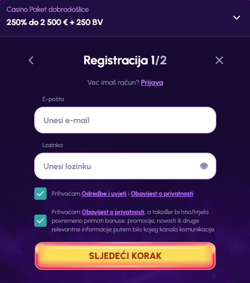 NovaJackpot-Casino-Croatia-Register
