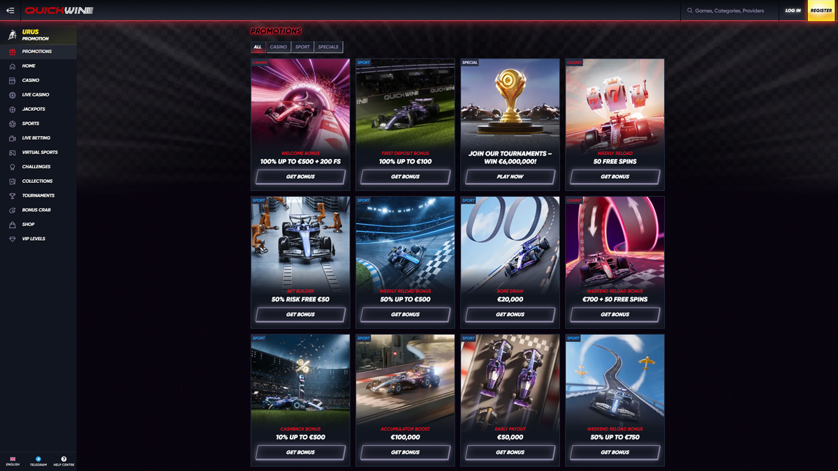 Quickwin-Casino-Croatia-Bonuses