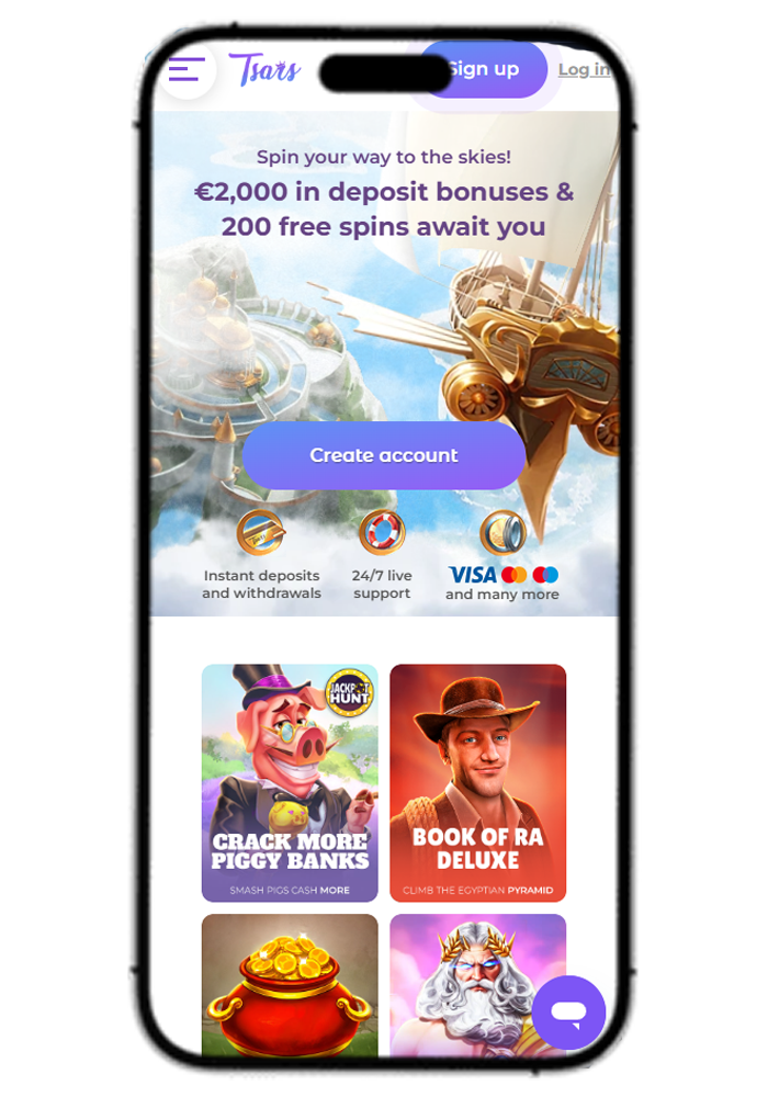 Tsars Casino Mobile