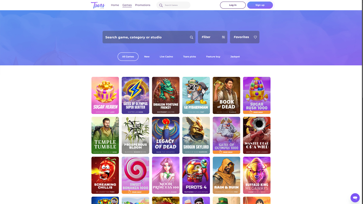 Tsars Casino Slotovi