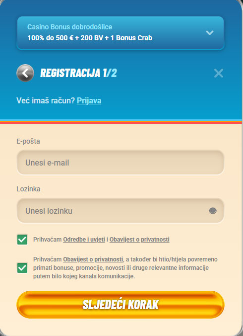 Vegasino-Casino-Croatia-Register