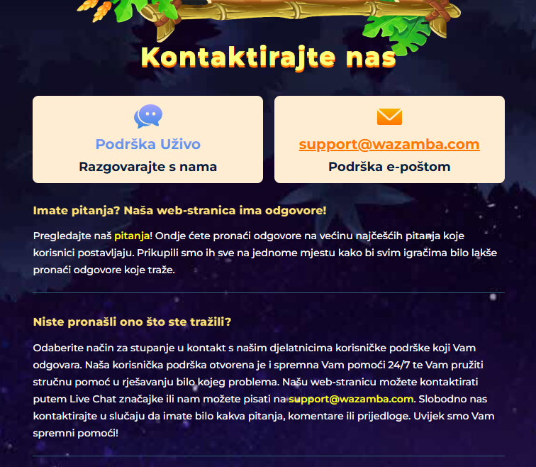 Wazamba-Casino-Help-Croatia-Centre