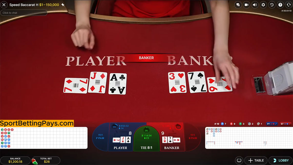 Live Baccarat Bankar