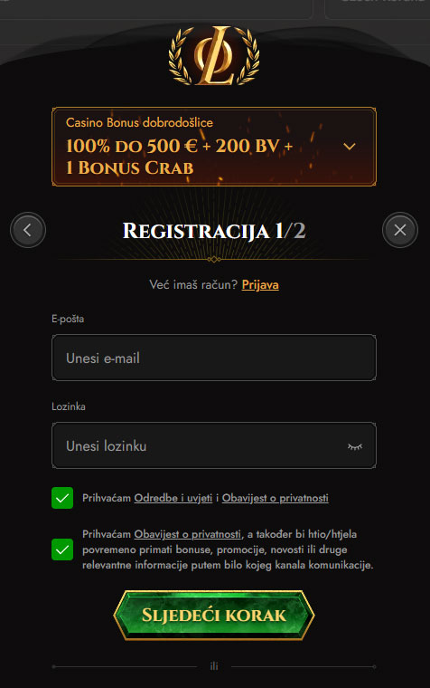 Legiano-Casino-Croatia-Register