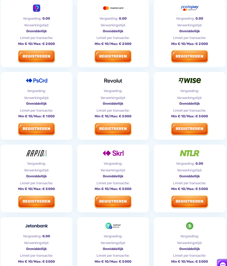 SlotsPalace Casino Payments