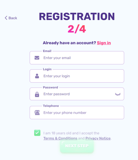 SlotsPalace-Casino-Register