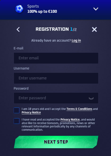 Sportaza-Casino-Register