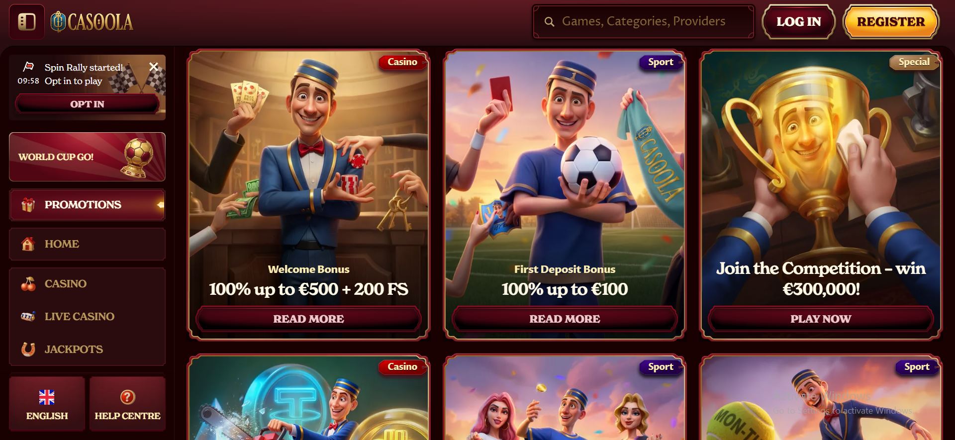 Casoola casino promocije