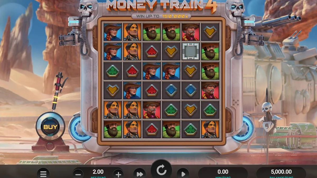 Money Train 4 osnovni zaslon 1