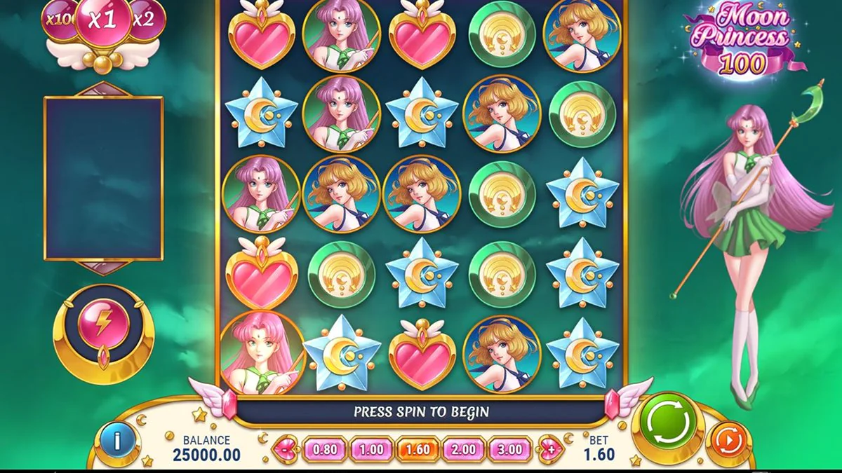 Moon Princess 100 Base Screen 1