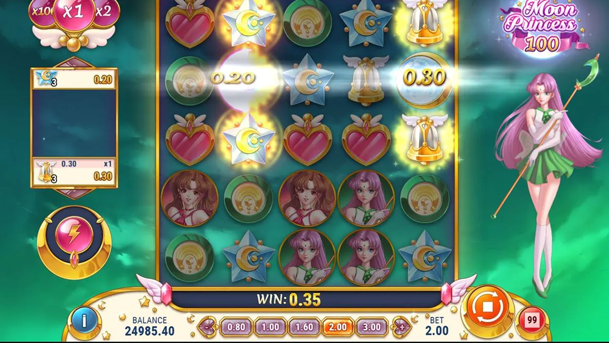 Moon Princess 100 Winning Combination 1