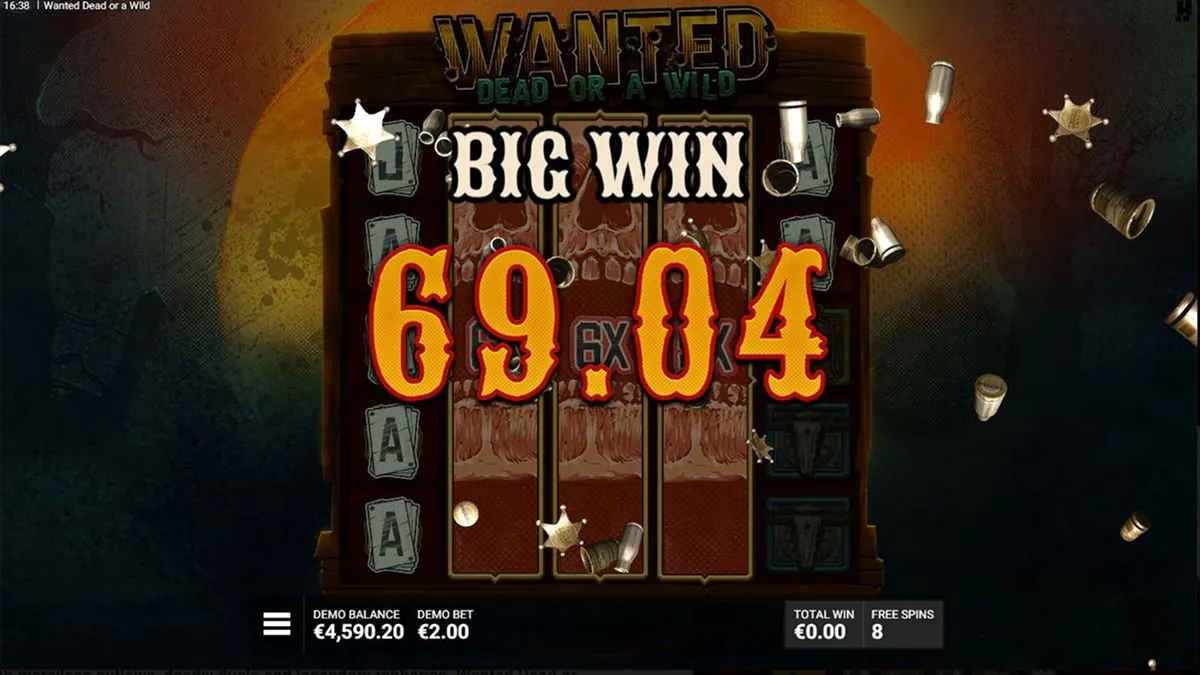 wanted dead or a wild big win 1