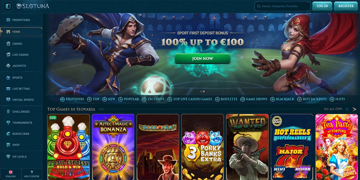 Slotuna-Main-Page