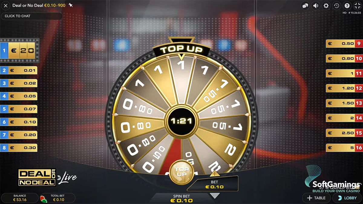 Deal or No Deal Topup