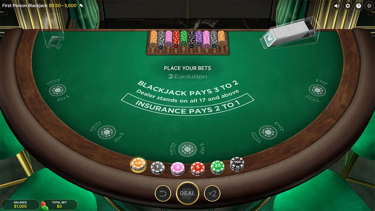 Live Blackjack Base