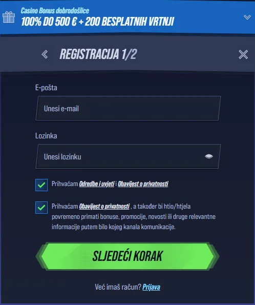 VegasHero-Casino-Register